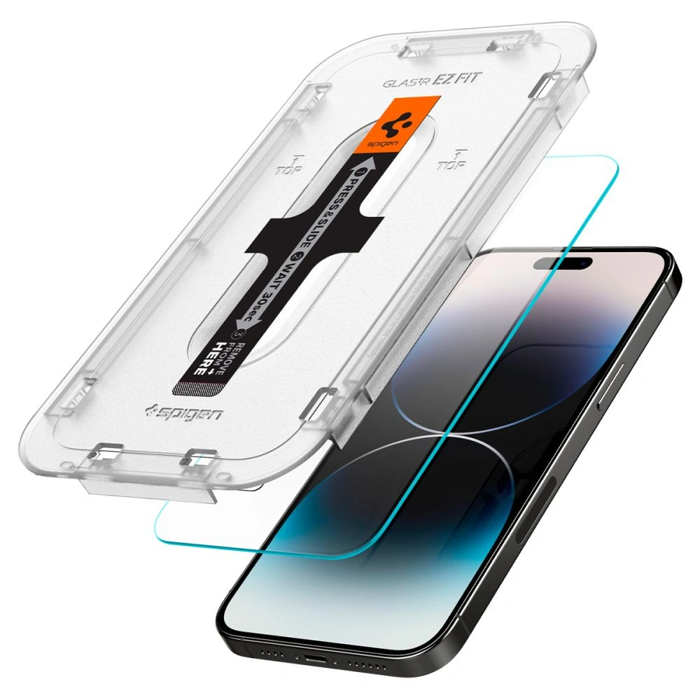 Hurtownia GSM - Szkło hartowane Spigen GLAS.tR ez Fit Apple iPhone 14 Pro Max Clear [2 PACK] - SPN2342 - {ean13} - Hurt