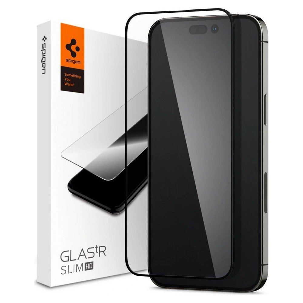 Wholesale Spigen GLAS.tR Slim Apple iPhone 14 Pro Black - SPN2346 - {ean13} - Hurt