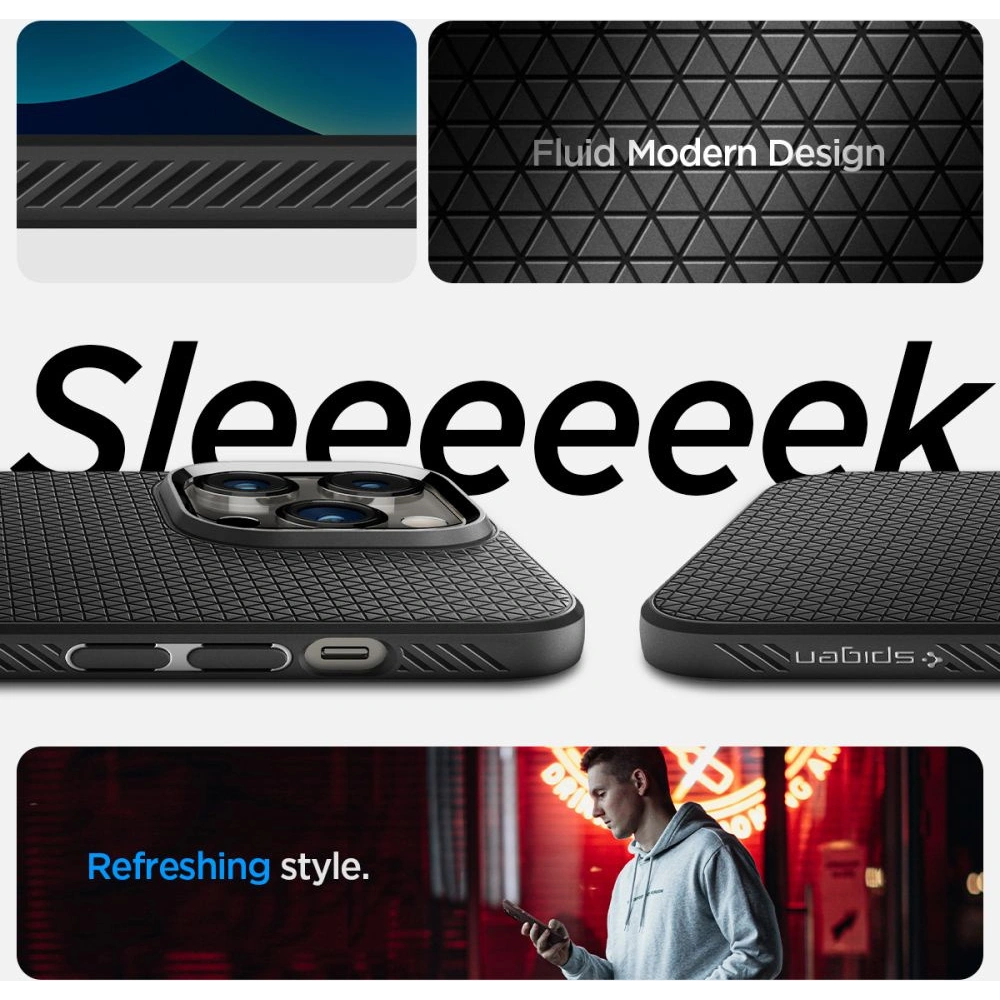 Wholesale Spigen Liquid Air Apple iPhone 14 Pro Max Matte Black - SPN2348 - {ean13} - Hurt