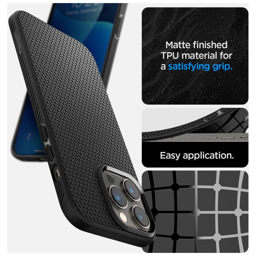 Wholesale Spigen Liquid Air Apple iPhone 14 Pro Max Matte Black - SPN2348 - {ean13} - Hurt