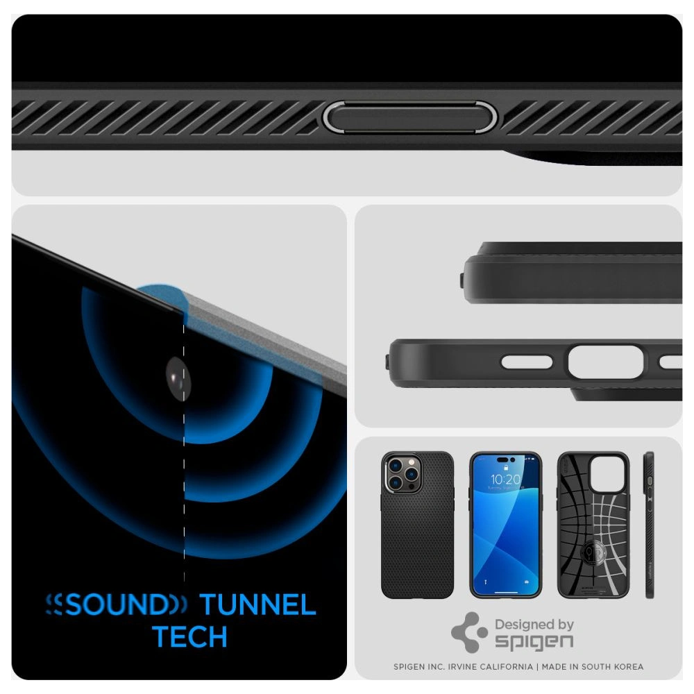 Wholesale Spigen Liquid Air Apple iPhone 14 Pro Max Matte Black - SPN2348 - {ean13} - Hurt
