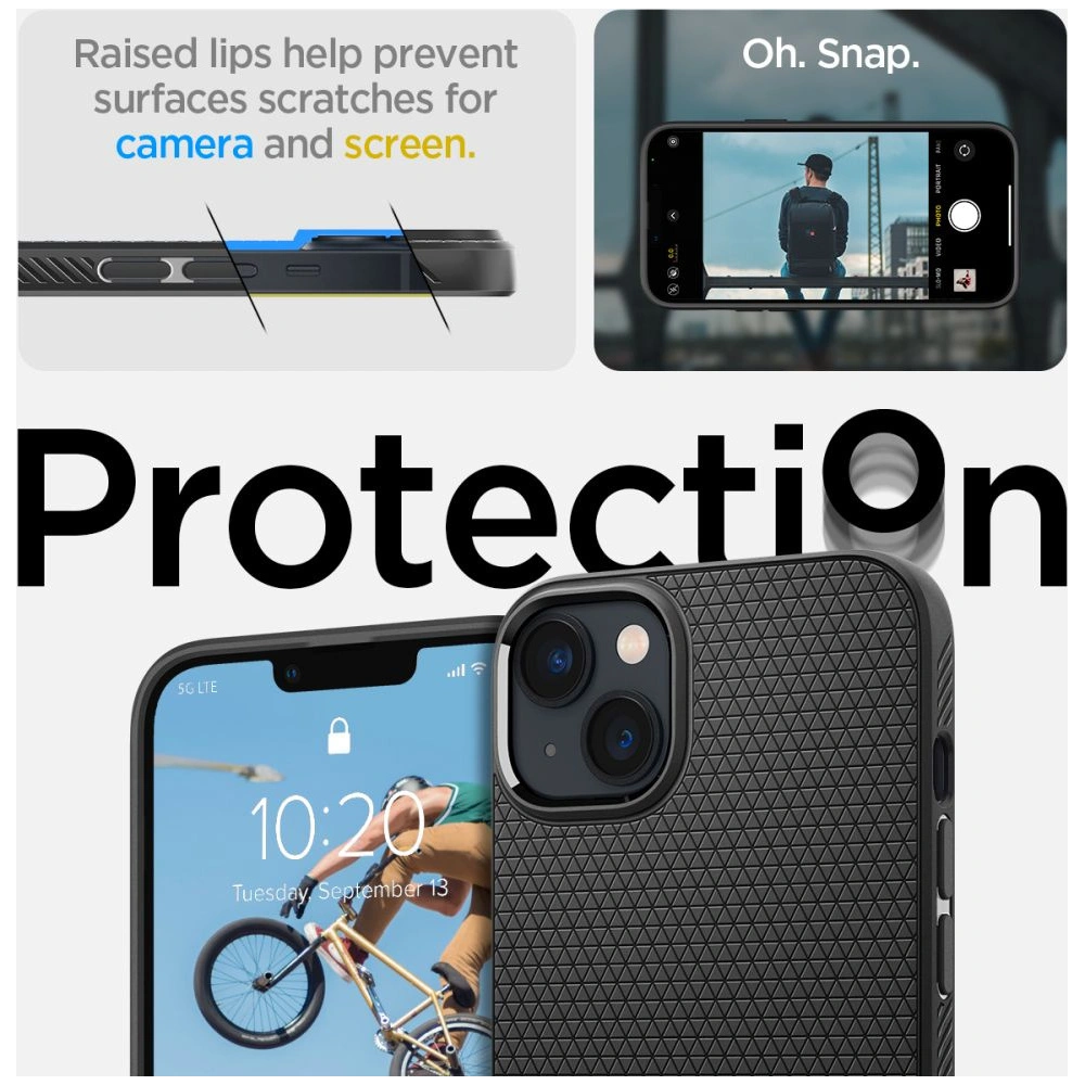 Hurtownia GSM - Etui Spigen Liquid Air Apple iPhone 14 Plus / 15 Plus Matně černé - SPN2349 - {ean13} - Hurt