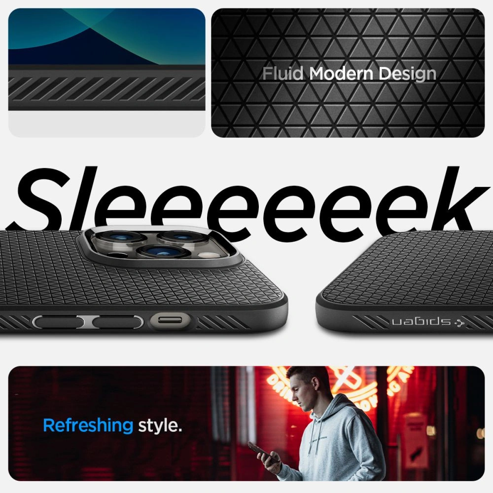 Hurtownia GSM - Etui Spigen Liquid Air Apple iPhone 14 Pro Matte Black - SPN2350 - {ean13} - Hurt