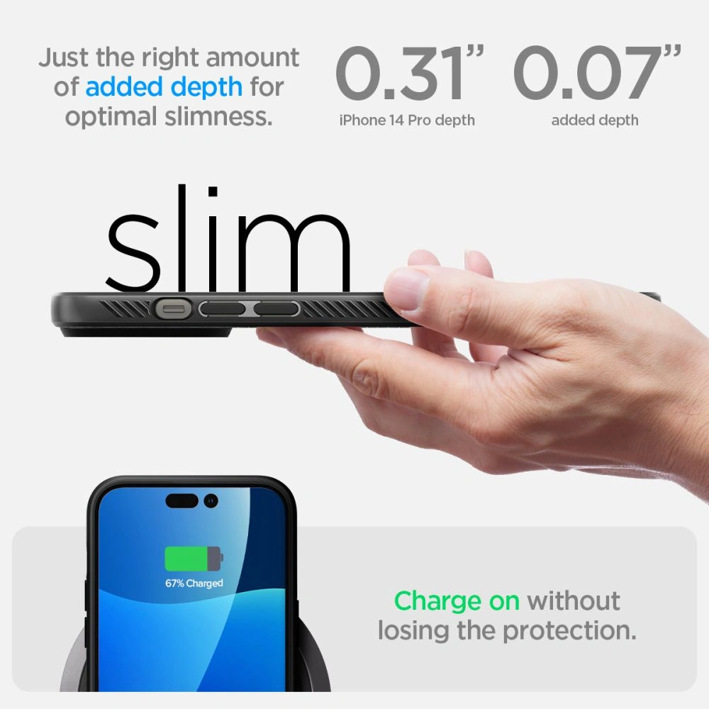 Hurtownia GSM - Etui Spigen Liquid Air Apple iPhone 14 Pro Matte Black - SPN2350 - {ean13} - Hurt