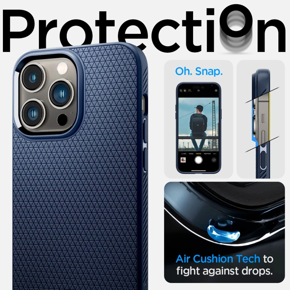 Hurtownia GSM - Etui Spigen Liquid Air Apple iPhone 14 Pro Navy Blue - SPN2351 - {ean13} - Hurt