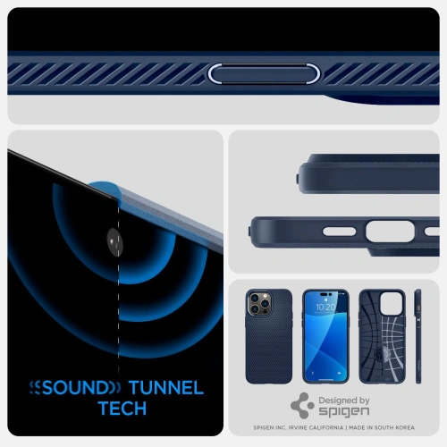 Etui Spigen Liquid Air Apple iPhone 14 Pro Navy Blue