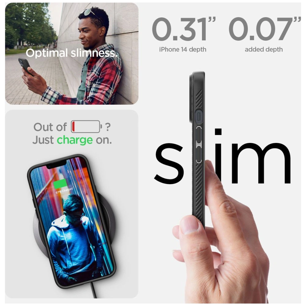 Hurtownia GSM - Etui Spigen Liquid Air Apple iPhone 14 Matte Black - SPN2352 - {ean13} - Hurt