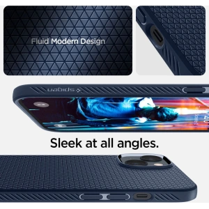 Etui Spigen Liquid Air Apple iPhone 14 Navy Blue