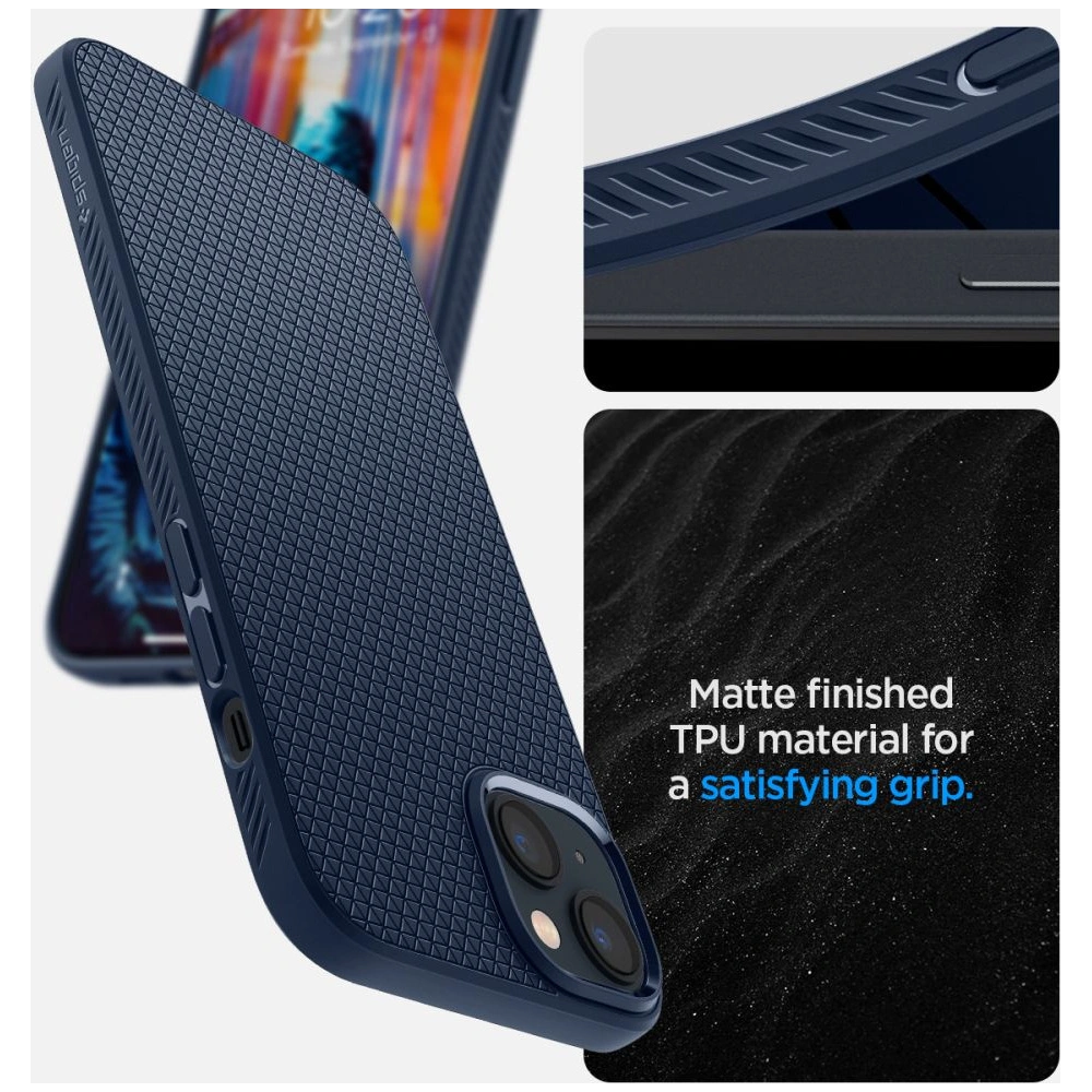 Hurtownia GSM - Case Spigen Liquid Air Apple iPhone 14 Marineblau - SPN2353 - {ean13} - Hurt