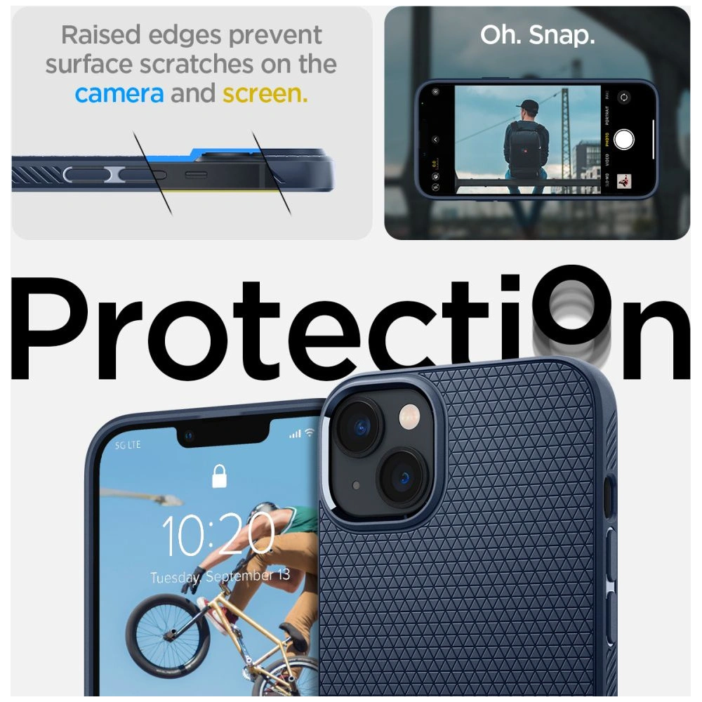 Wholesale Spigen Liquid Air Apple iPhone 14 Navy Blue - SPN2353 - {ean13} - Hurt