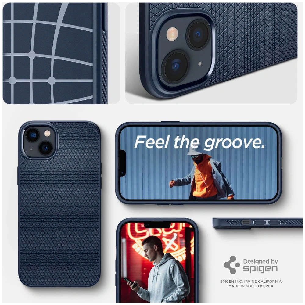 Hurtownia GSM - Case Spigen Liquid Air Apple iPhone 14 Marineblau - SPN2353 - {ean13} - Hurt