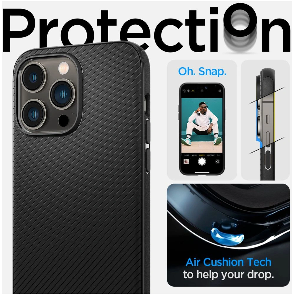 Hurtownia GSM - Etui Spigen Mag Armor Apple iPhone 14 Pro Max Matná Černá - SPN2360 - {ean13} - Hurt
