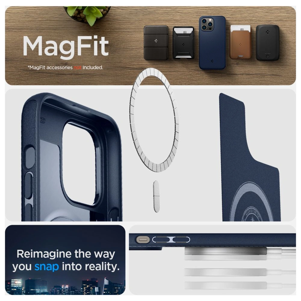 Hurtownia GSM - Case Spigen Mag Armor Apple iPhone 14 Pro Max Marineblau - SPN2361 - {ean13} - Hurt