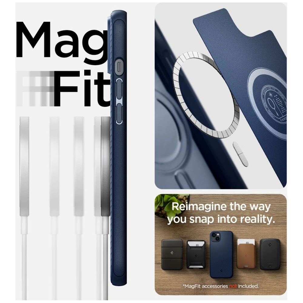 Hurtownia GSM - Etui Spigen Mag Armor Apple iPhone 14 Plus / 15 Plus Námořnická modrá - SPN2363 - {ean13} - Hurt