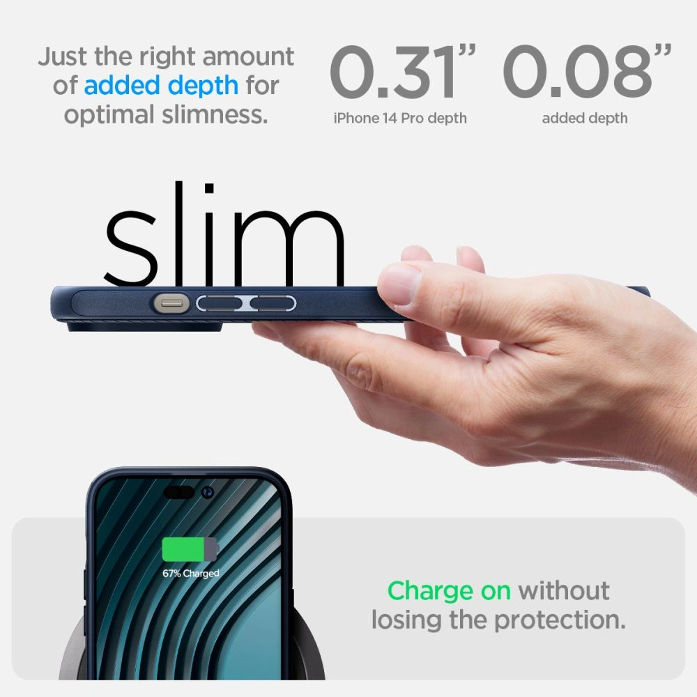 Hurtownia GSM - Etui Spigen Mag Armor Apple iPhone 14 Pro Navy Blue - SPN2365 - {ean13} - Hurt