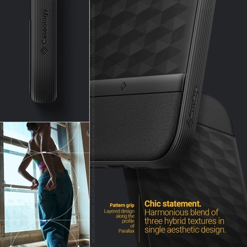 Etui Caseology Parallax Mag MagSafe Apple iPhone 14 Pro Max Matte Black