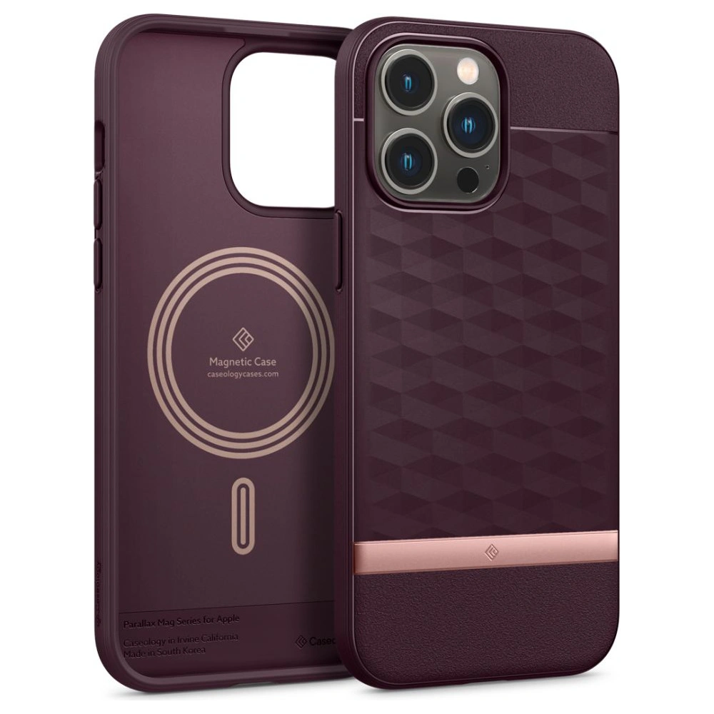 Hurtownia GSM - Etui Caseology Parallax Mag MagSafe Apple iPhone 14 Pro Max Burgundské - CSL068 - {ean13} - Hurt