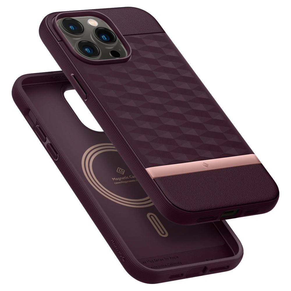Hurtownia GSM - Etui Caseology Parallax Mag MagSafe Apple iPhone 14 Pro Max Burgundské - CSL068 - {ean13} - Hurt