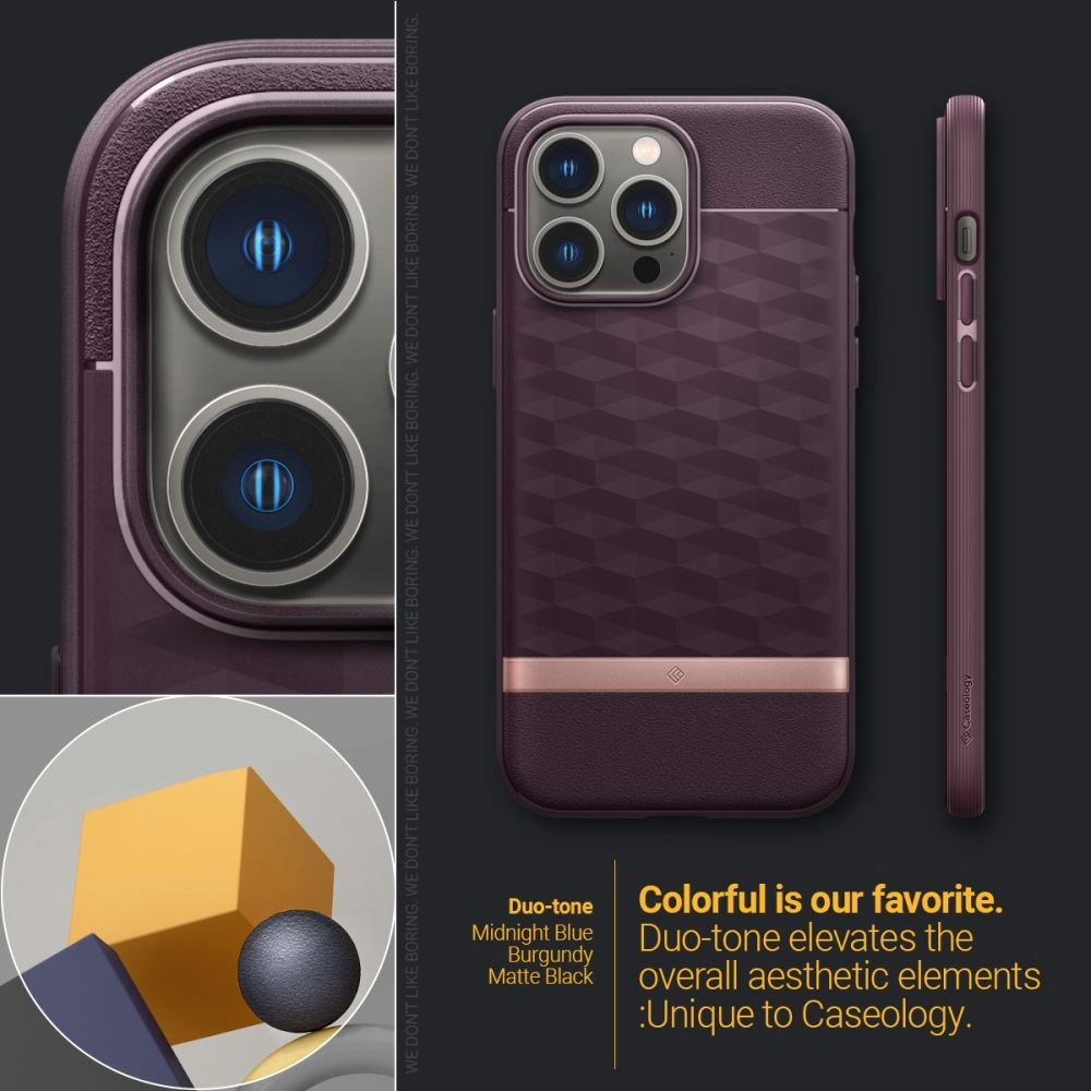 Hurtownia GSM - Etui Caseology Parallax Mag MagSafe Apple iPhone 14 Pro Max Burgundské - CSL068 - {ean13} - Hurt