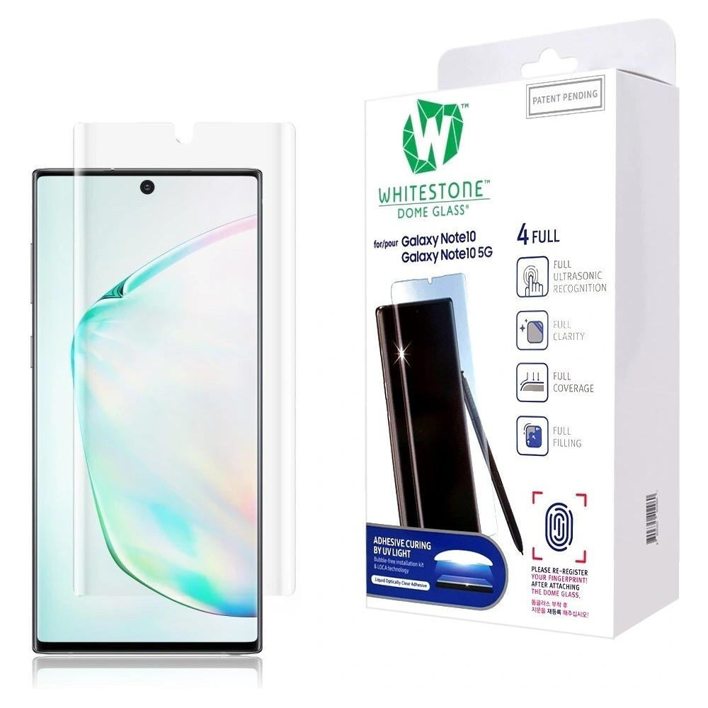 Hurtownia GSM - Opravená sada Whitestone Dome sklo Samsung Galaxy Note 10+ Plus - WSD025 - {ean13} - Hurt