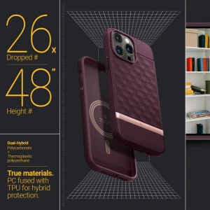 Hurtownia GSM - Case Caseology Parallax Mag MagSafe Apple iPhone 14 Pro Burgunder - CSL073 - {ean13} - Hurt