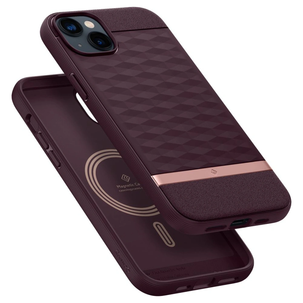 Hurtownia GSM - Etui Caseology Parallax Mag MagSafe Apple iPhone 14 Burgundská - CSL076 - {ean13} - Hurt