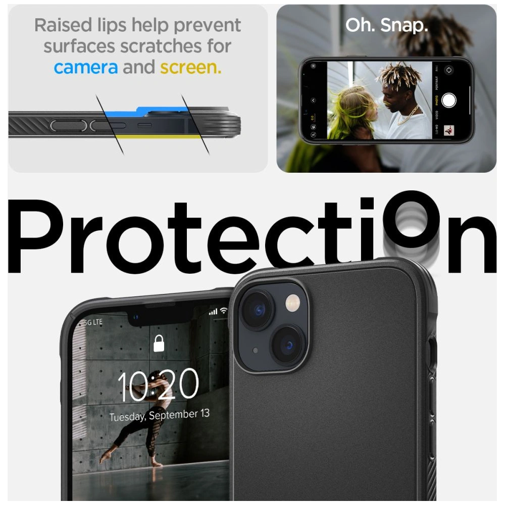 Wholesale Spigen Rugged Armor Mag MagSafe Apple iPhone 14 Plus / 15 Plus Matte Black - SPN2380 - {ean13} - Hurt