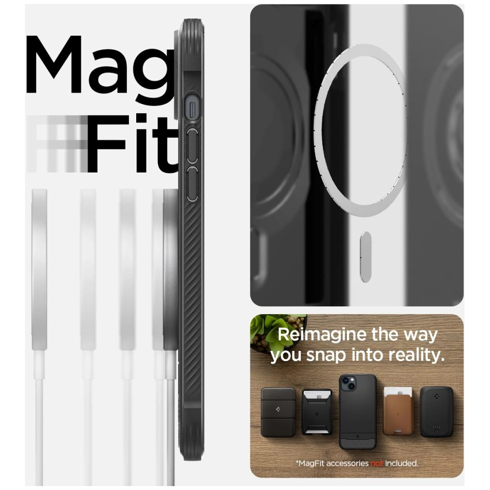 Hurtownia GSM - Etui Spigen Rugged Armor Mag MagSafe Apple iPhone 14 Plus / 15 Plus Matte Black - SPN2380 - {ean13} - Hurt