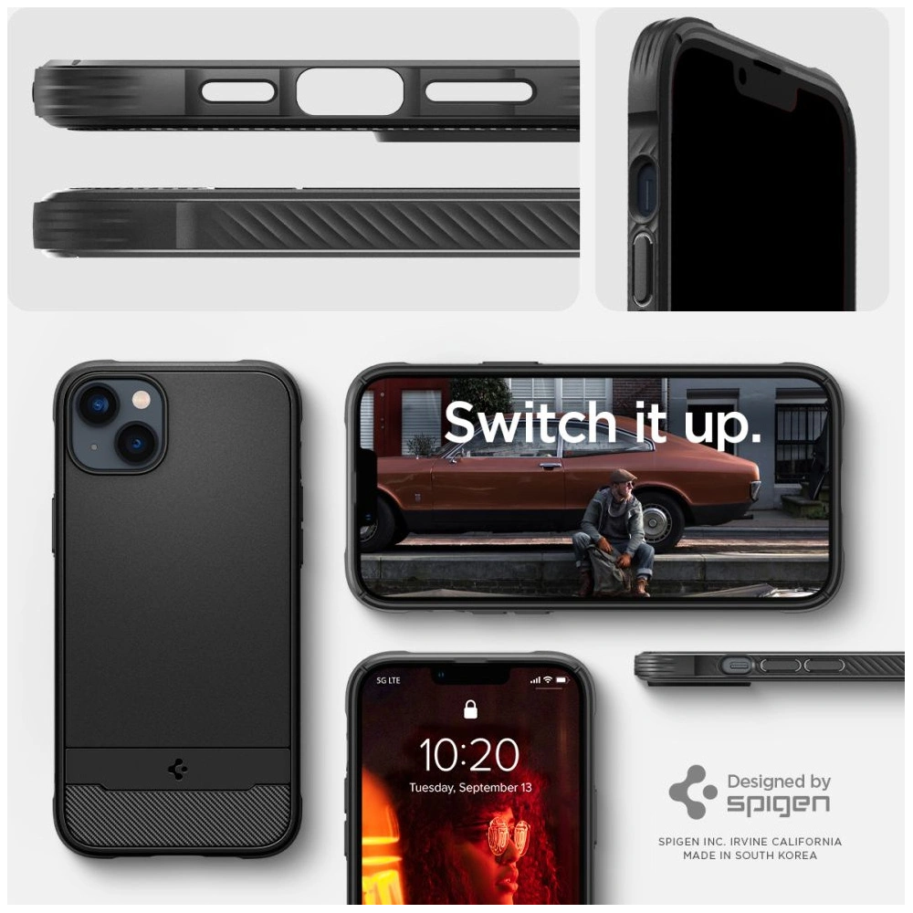 Hurtownia GSM - Etui Spigen Rugged Armor Mag MagSafe Apple iPhone 14 Plus / 15 Plus Matte Black - SPN2380 - {ean13} - Hurt