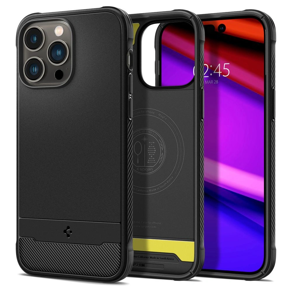 Hurtownia GSM - Etui Spigen Rugged Armor Mag MagSafe Apple iPhone 14 Pro matně černé - SPN2381 - {ean13} - Hurt