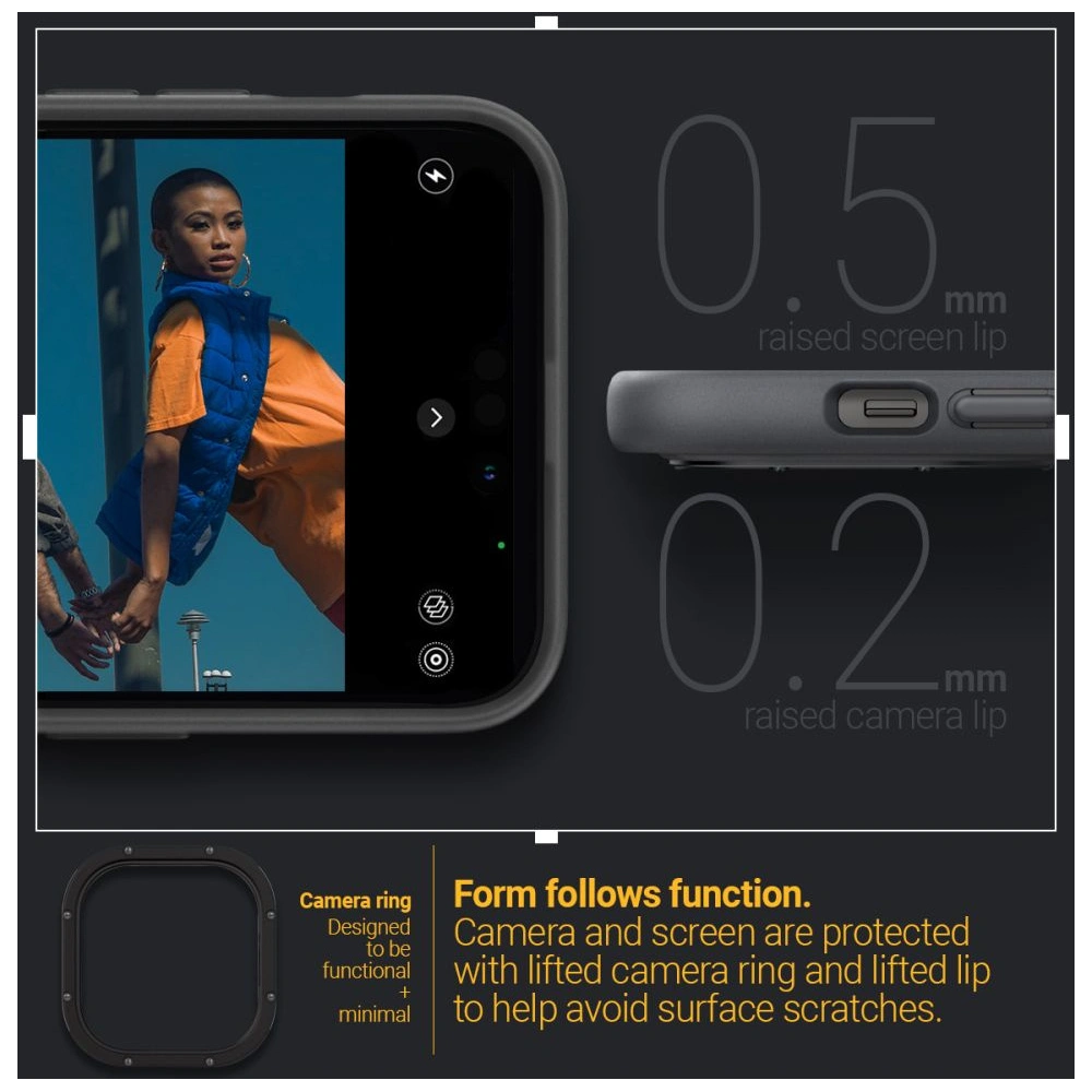 Hurtownia GSM - Etui Caseology Skyfall Apple iPhone 14 Pro Max matně černé - CSL077 - {ean13} - Hurt