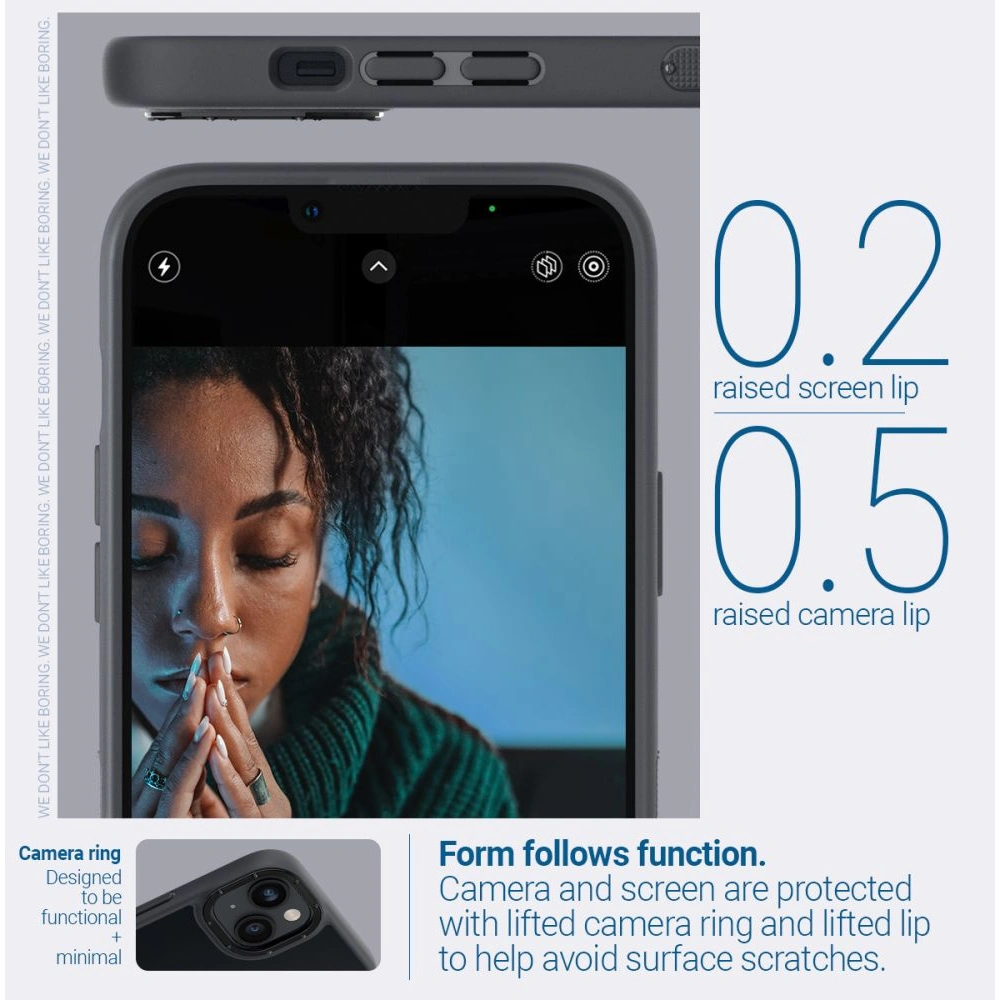 Hurtownia GSM - Etui Caseology Skyfall Apple iPhone 14 Plus / 15 Plus matná černá - CSL078 - {ean13} - Hurt