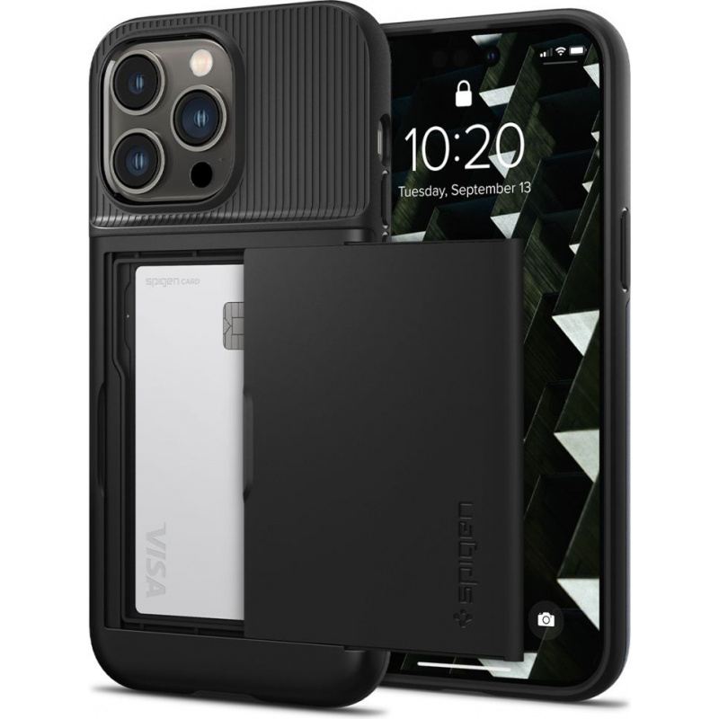Hurtownia Spigen - 8809811864779 - SPN2389 - Etui Spigen Slim Armor CS Apple iPhone 14 Pro Black - B2B homescreen