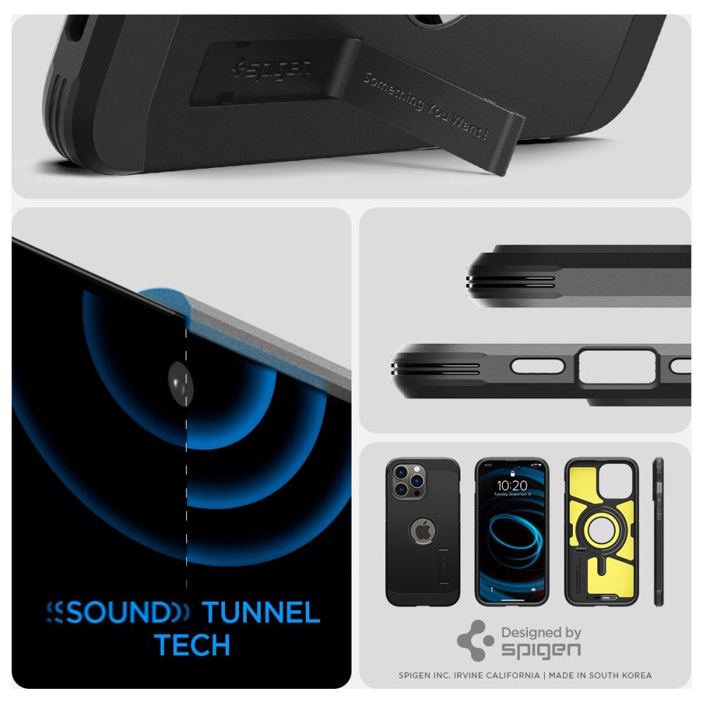Hurtownia GSM - Etui Spigen Tough Armor Mag MagSafe Apple iPhone 14 Pro Max černé - SPN2405 - {ean13} - Hurt