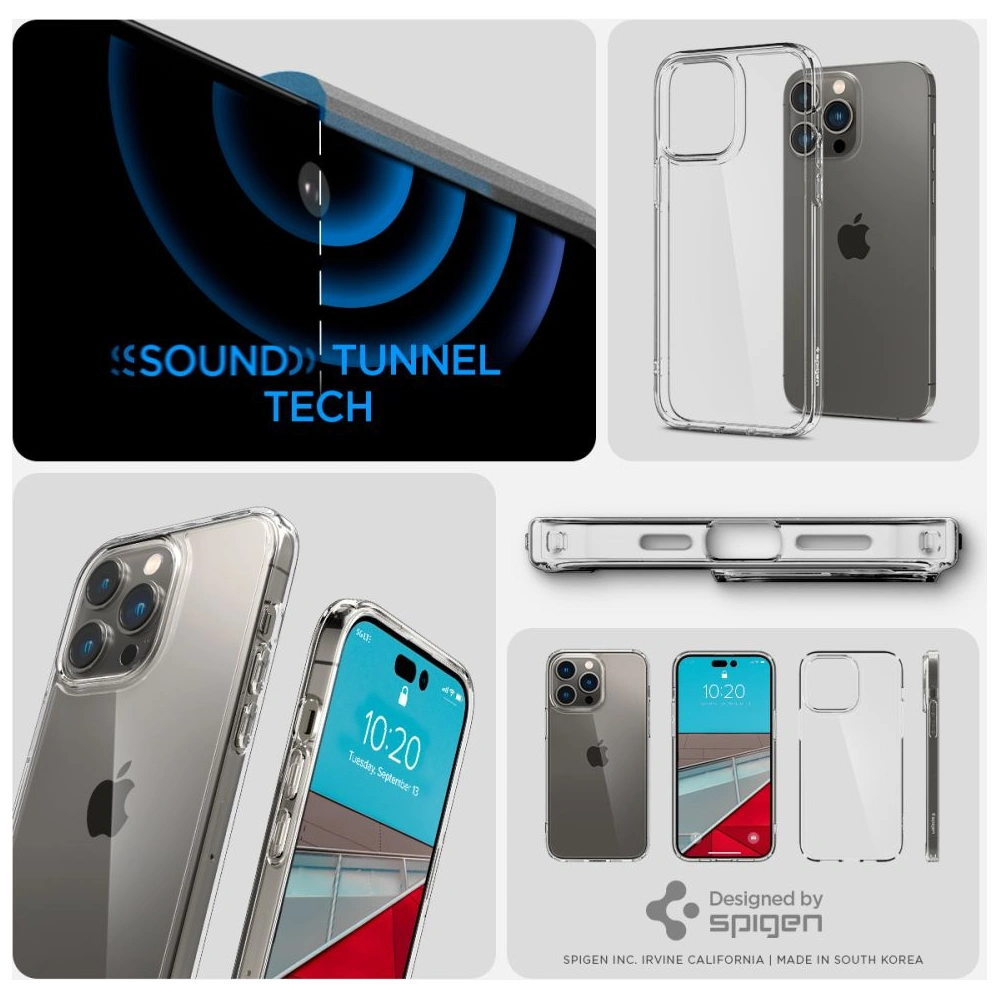 Hurtownia GSM - Etui Spigen Ultra Hybrid Apple iPhone 14 Pro Max Crystal Clear - SPN2421CLR - {ean13} - Hurt