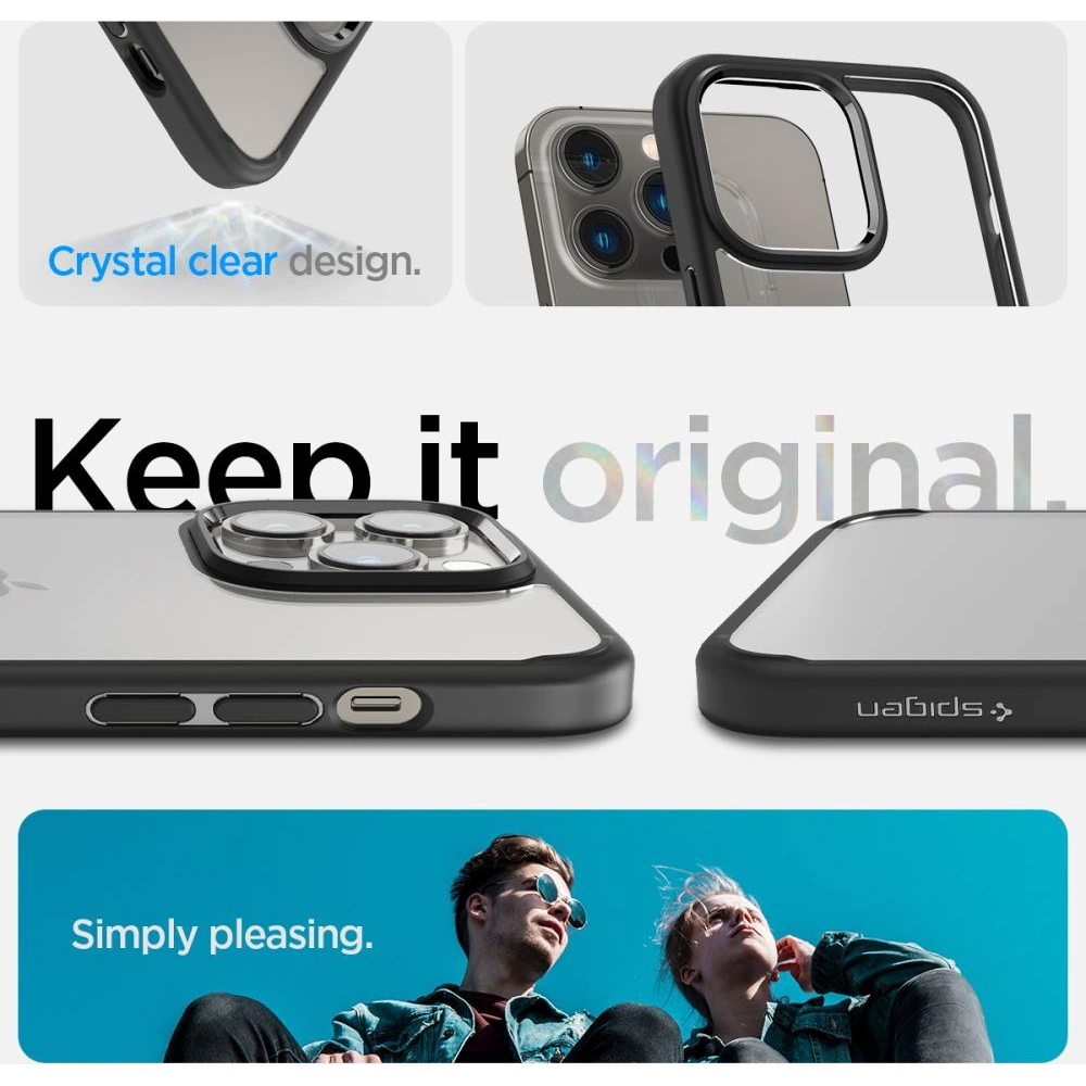 Hurtownia GSM - Etui Spigen Ultra Hybrid Apple iPhone 14 Pro Max Matte Black - SPN2421BLK - {ean13} - Hurt