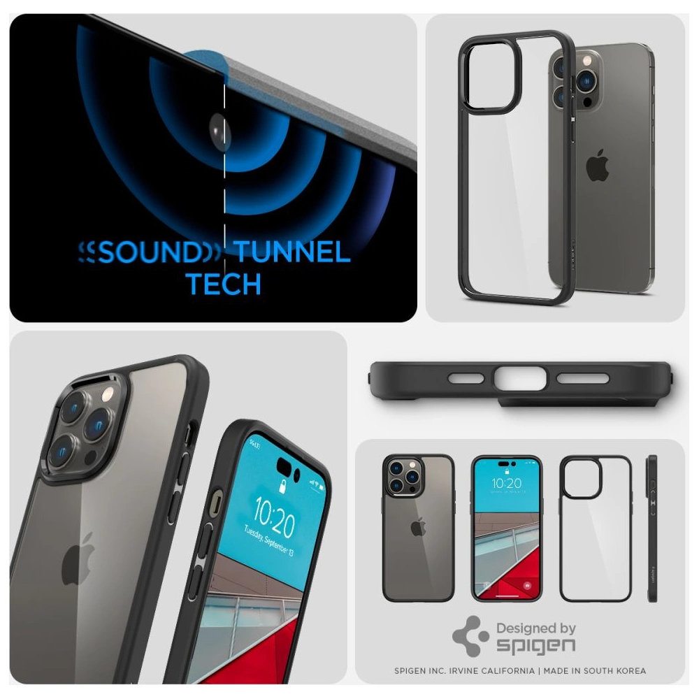 Hurtownia GSM - Etui Spigen Ultra Hybrid Apple iPhone 14 Pro Max Matte Black - SPN2421BLK - {ean13} - Hurt