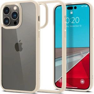Etui Spigen Ultra Hybrid Apple iPhone 14 Pro Max Sand Beige