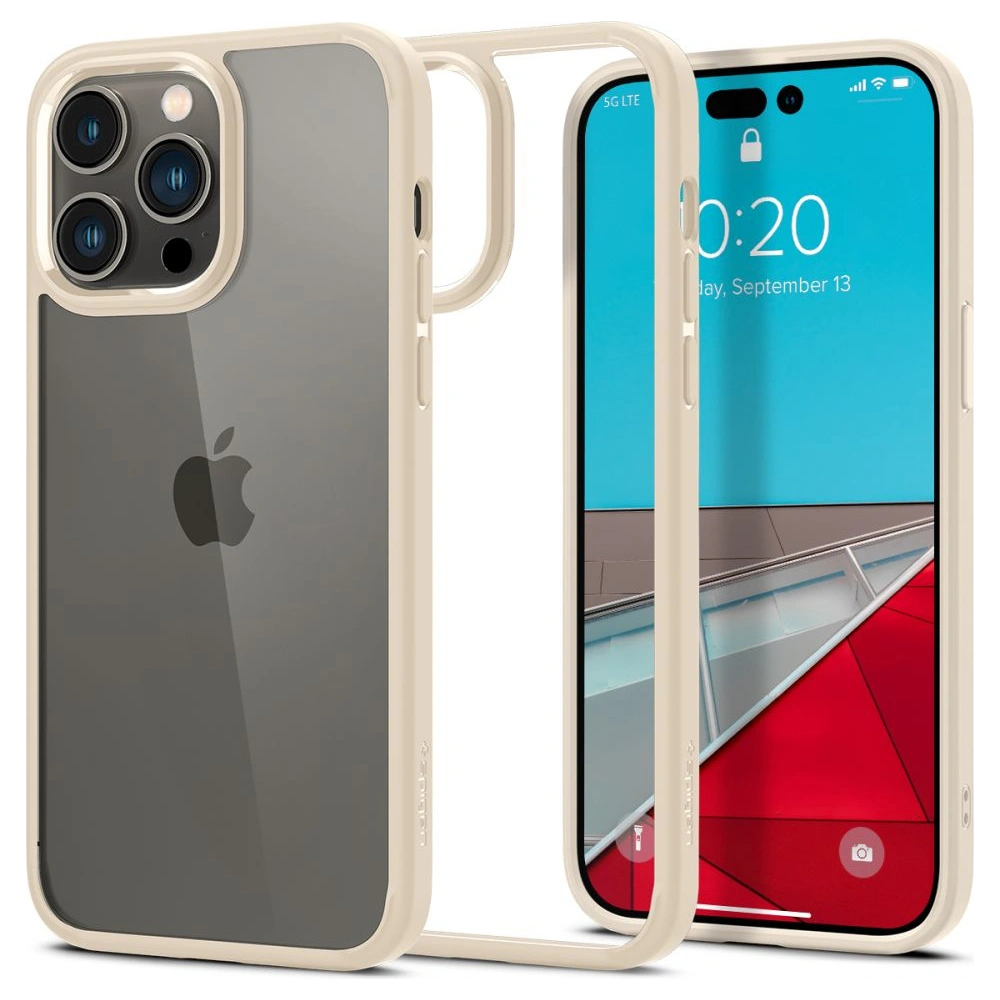 Hurtownia GSM - Etui Spigen Ultra Hybrid Apple iPhone 14 Pro Max Sand Beige - SPN2422 - {ean13} - Hurt