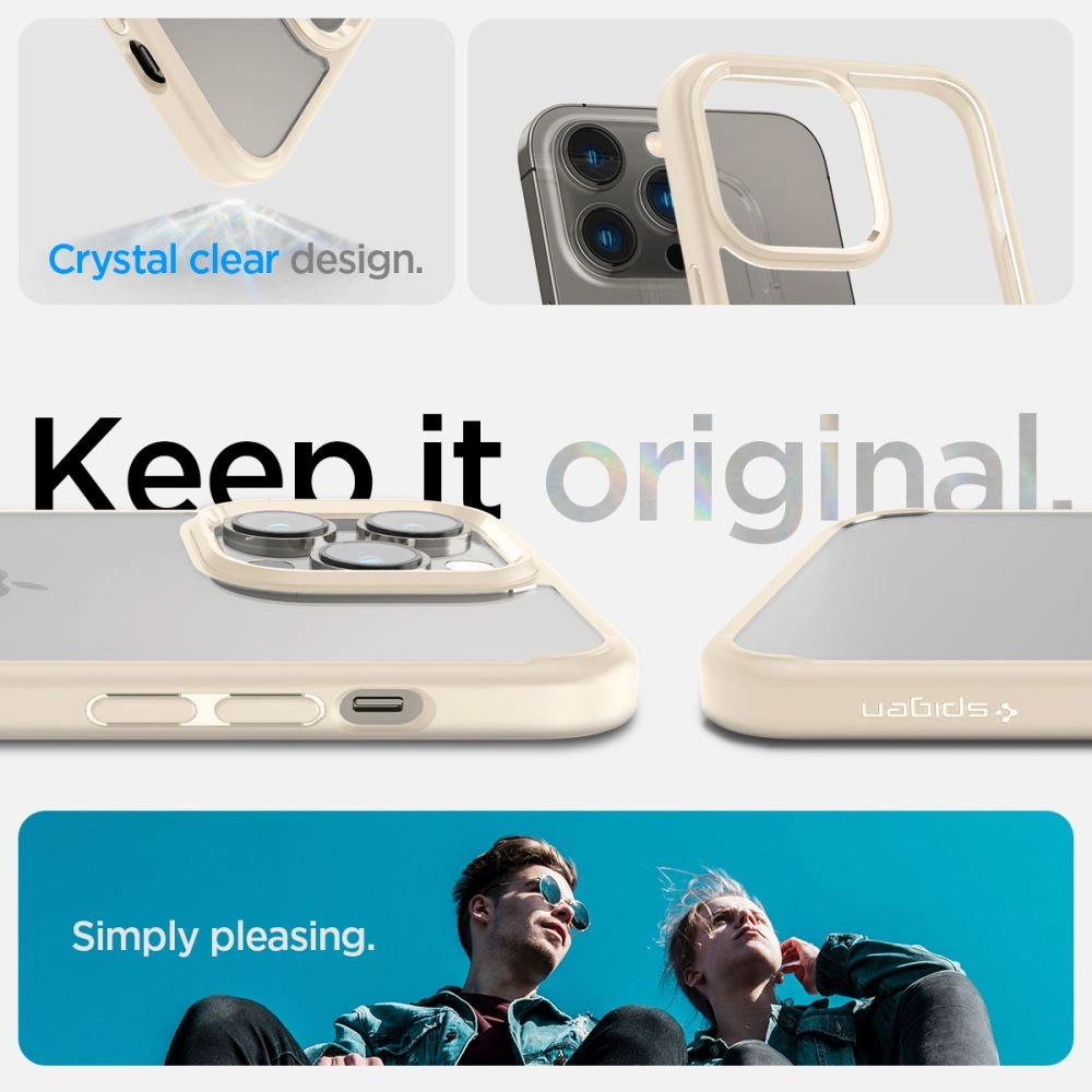 Hurtownia GSM - Etui Spigen Ultra Hybrid Apple iPhone 14 Pro Max Písečná béžová - SPN2422 - {ean13} - Hurt