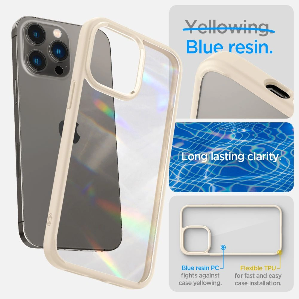 Hurtownia GSM - Etui Spigen Ultra Hybrid Apple iPhone 14 Pro Max Sand Beige - SPN2422 - {ean13} - Hurt