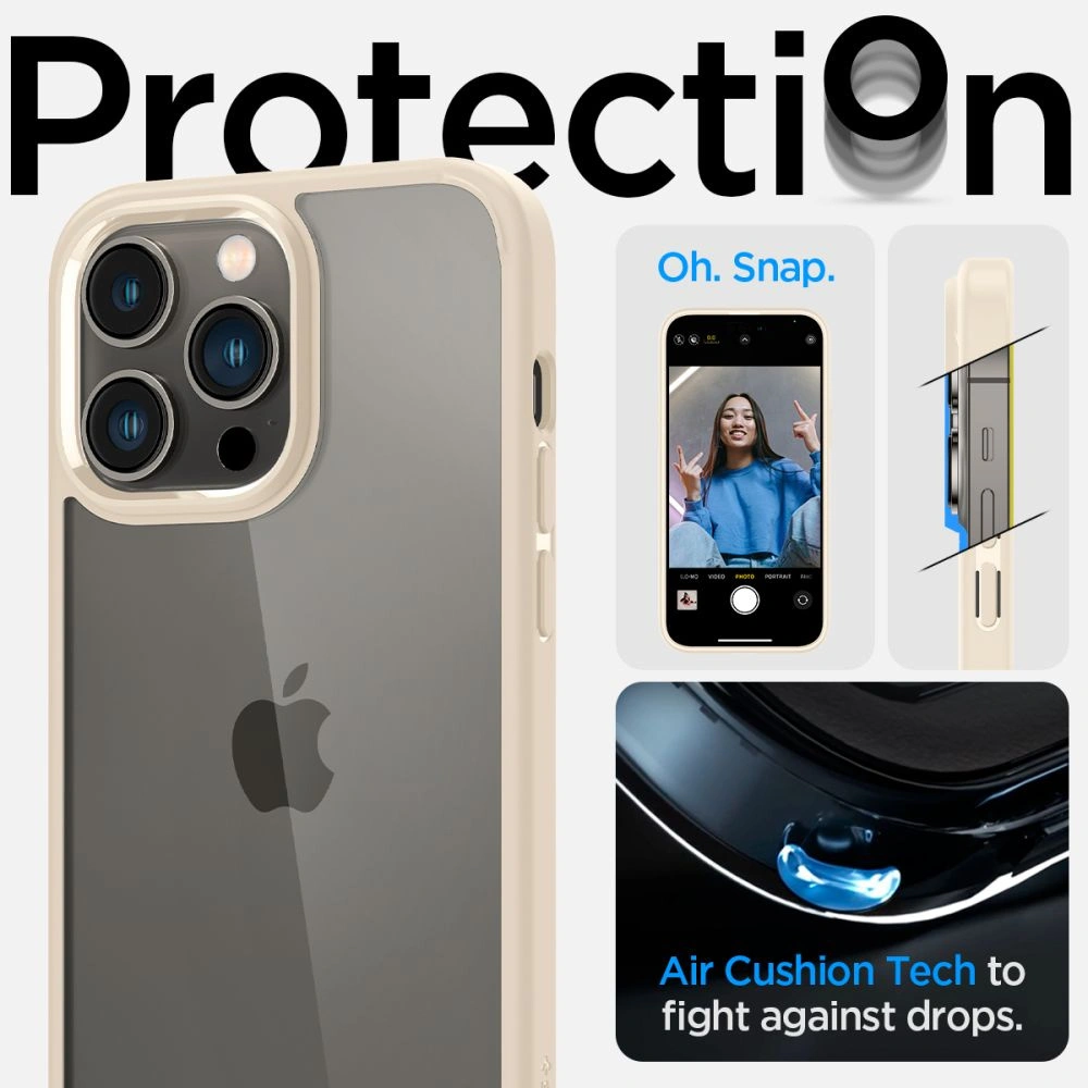 Hurtownia GSM - Etui Spigen Ultra Hybrid Apple iPhone 14 Pro Max Sand Beige - SPN2422 - {ean13} - Hurt