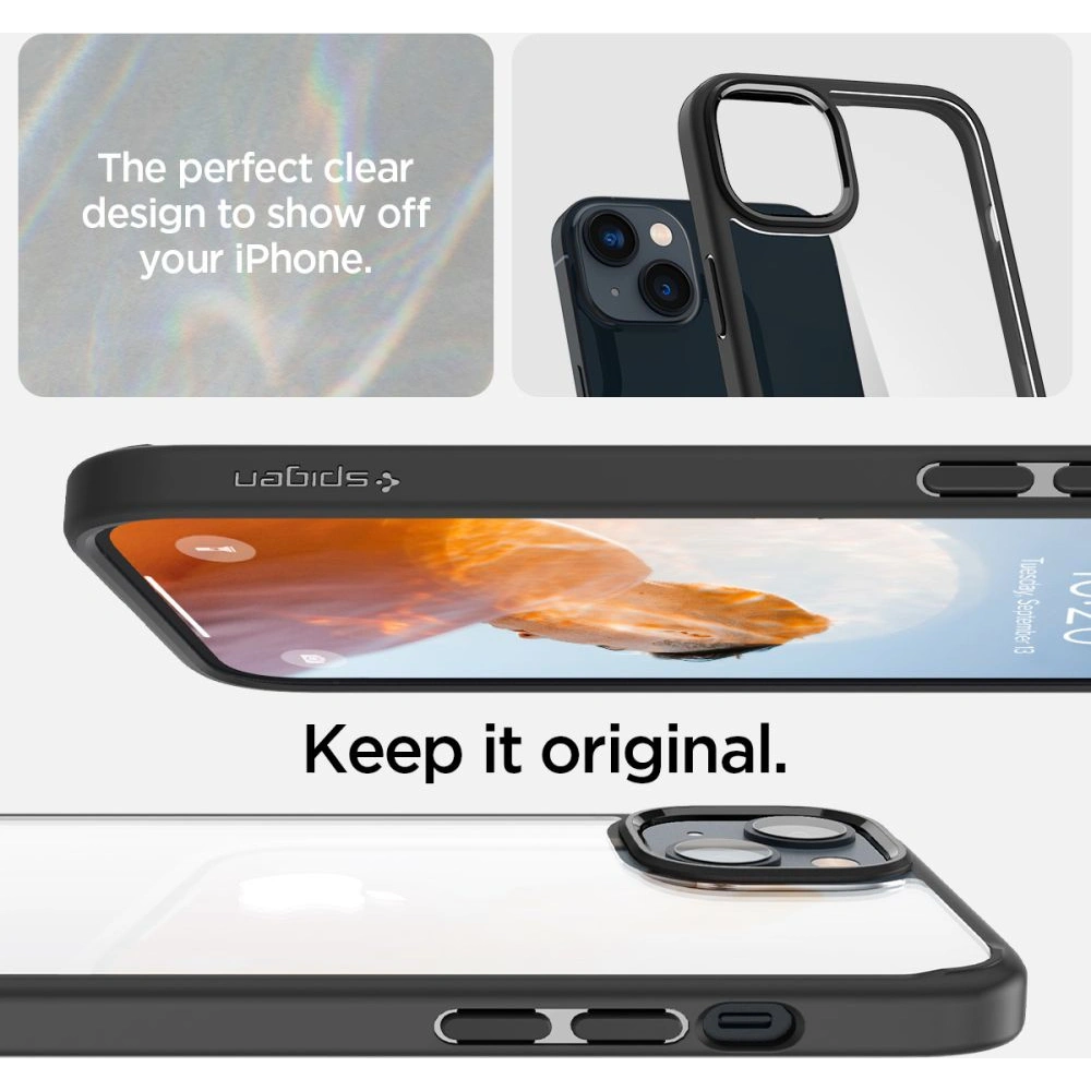 Hurtownia GSM - Etui Spigen Ultra Hybrid Apple iPhone 14 Plus / 15 Plus Matně černé - SPN2425 - {ean13} - Hurt
