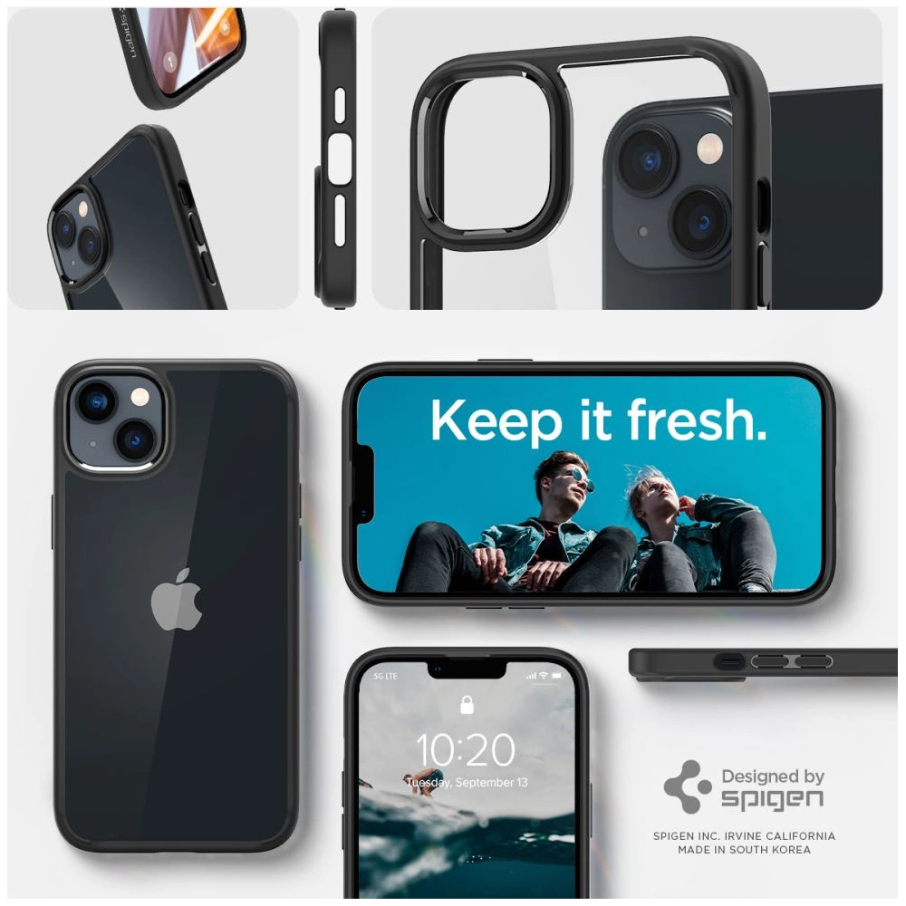Hurtownia GSM - Etui Spigen Ultra Hybrid Apple iPhone 14 Plus / 15 Plus Matně černé - SPN2425 - {ean13} - Hurt