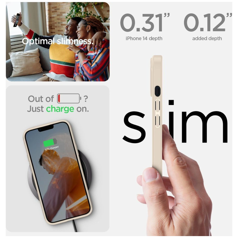 Hurtownia GSM - Etui Spigen Ultra Hybrid Apple iPhone 14 Plus / 15 Plus Sand Beige - SPN2426 - {ean13} - Hurt