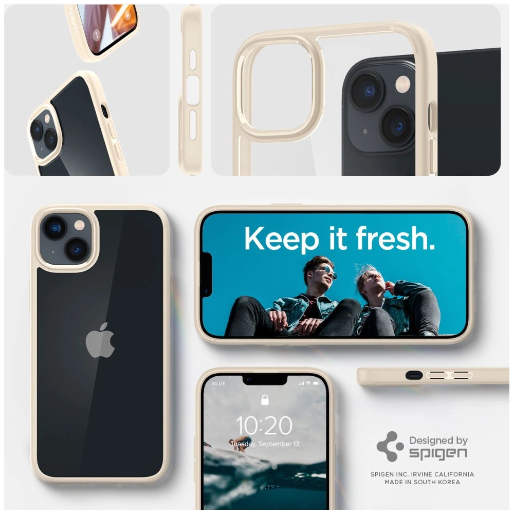 Hurtownia GSM - Etui Spigen Ultra Hybrid Apple iPhone 14 Plus / 15 Plus Sand Beige - SPN2426 - {ean13} - Hurt