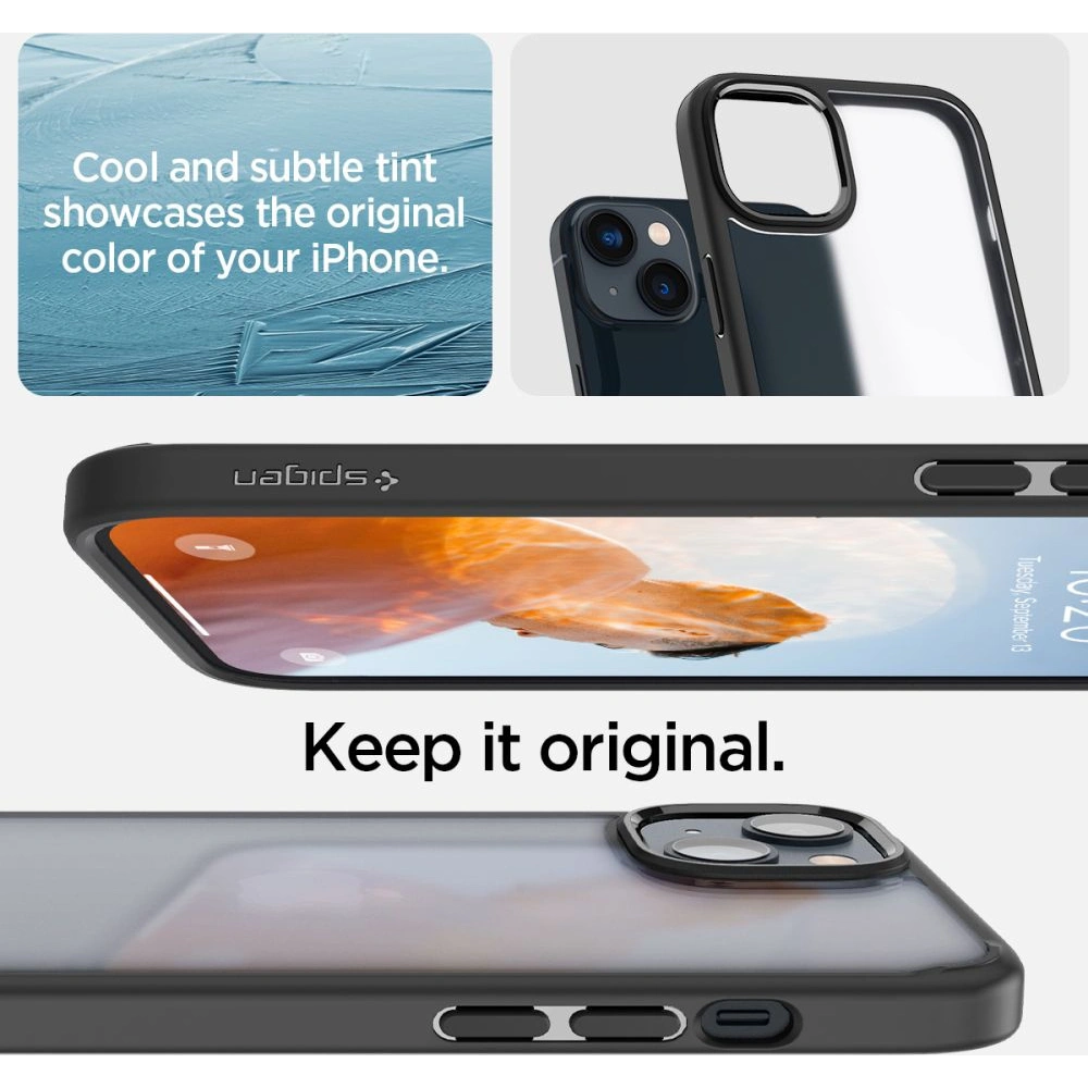 Hurtownia GSM - Etui Spigen Ultra Hybrid Apple iPhone 14 Plus / 15 Plus Frost Black - SPN2429 - {ean13} - Hurt
