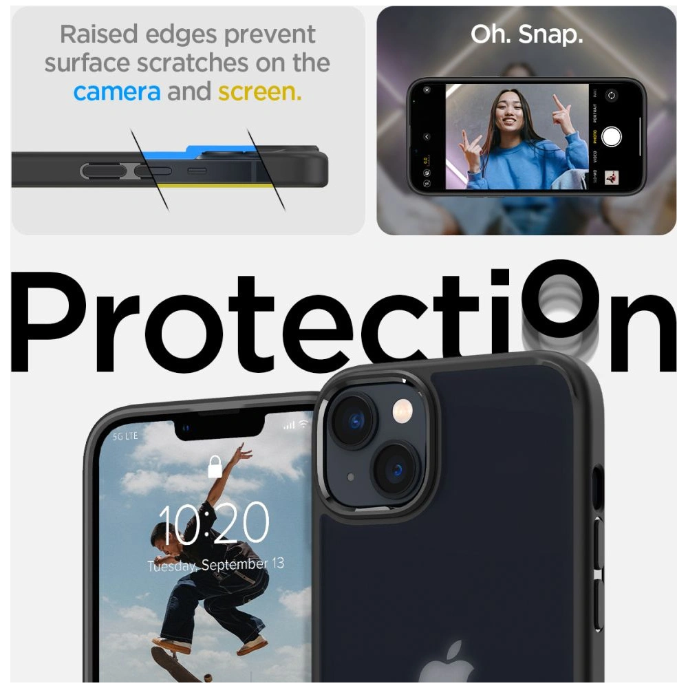 Hurtownia GSM - Etui Spigen Ultra Hybrid Apple iPhone 14 Plus / 15 Plus Frost Black - SPN2429 - {ean13} - Hurt
