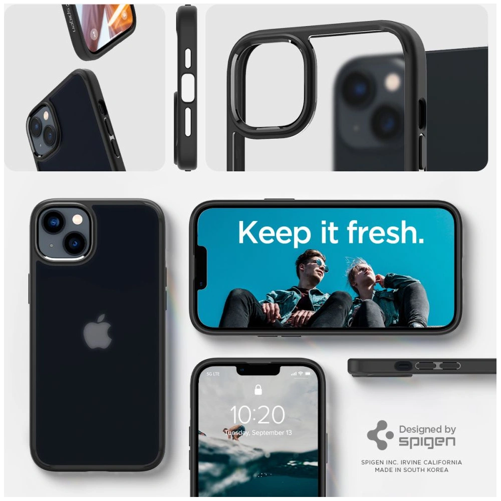 Hurtownia GSM - Etui Spigen Ultra Hybrid Apple iPhone 14 Plus / 15 Plus Frost Black - SPN2429 - {ean13} - Hurt