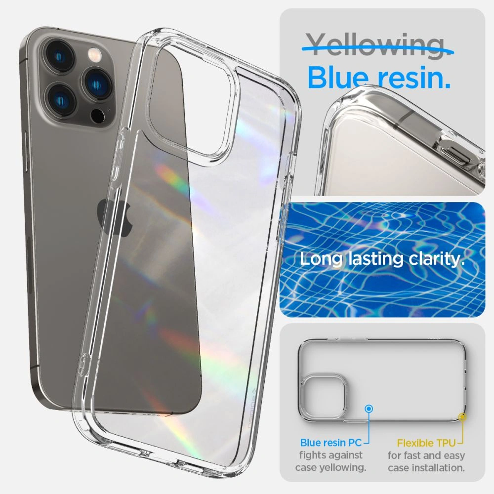 Hurtownia GSM - Etui Spigen Ultra Hybrid Apple iPhone 14 Pro Crystal Clear - SPN2430 - {ean13} - Hurt